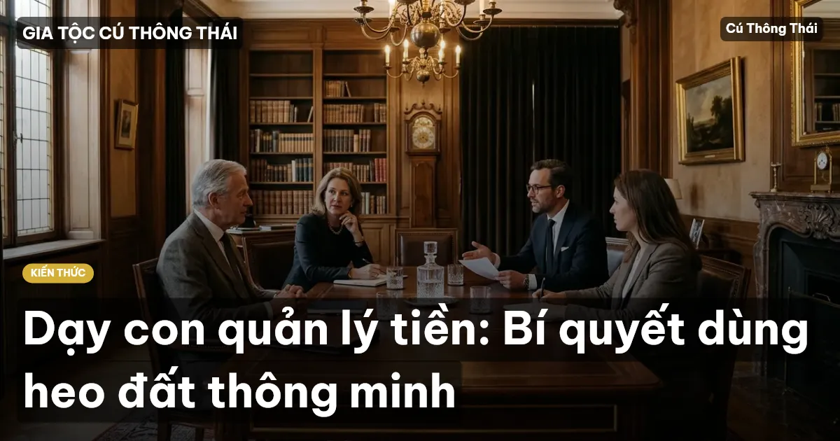 Dạy con quản lý tiền: Bí quyết dùng heo đất thông minh