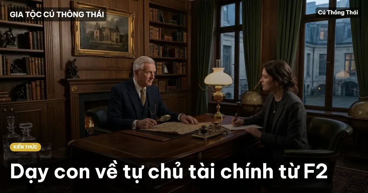 Dạy con về tự chủ tài chính từ F2