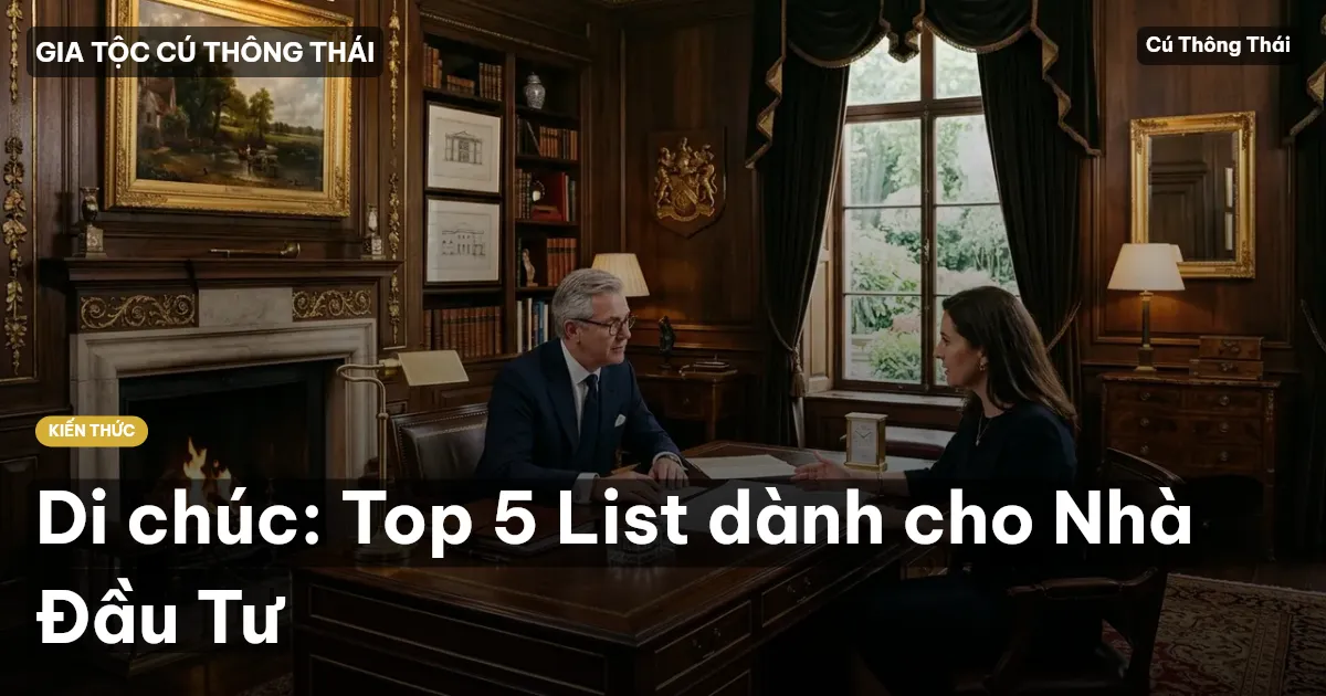 Di chúc: Top 5 List dành cho Nhà Đầu Tư