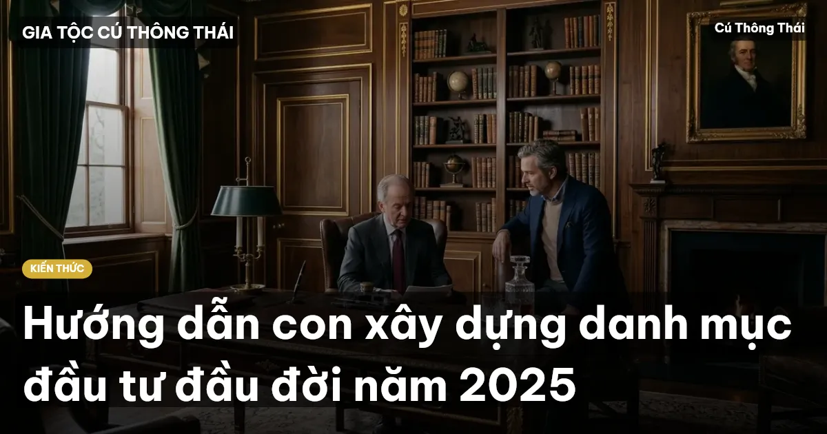 Hướng dẫn con xây dựng danh mục đầu tư đầu đời năm 2025