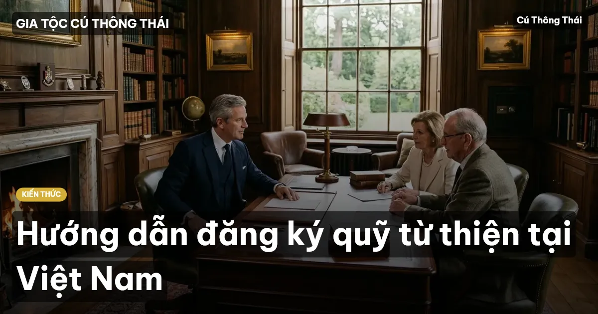 Hướng dẫn đăng ký quỹ từ thiện tại Việt Nam