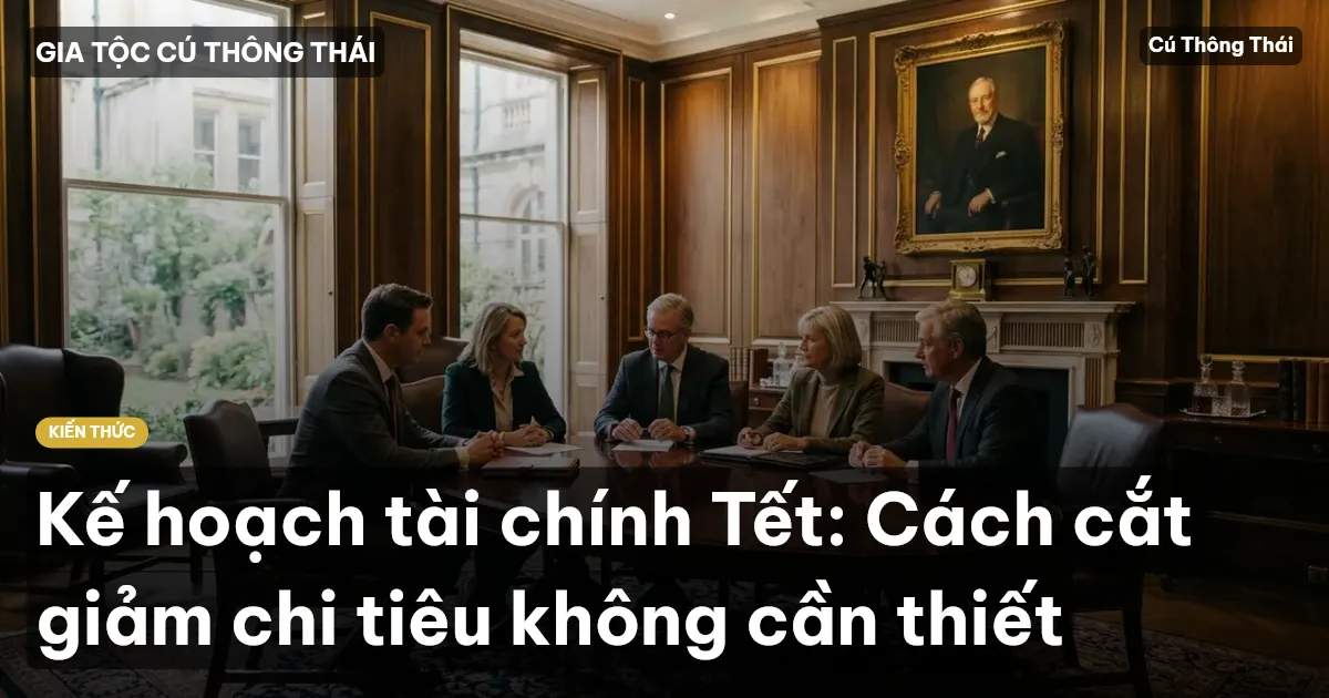 Kế hoạch tài chính Tết: Cách cắt giảm chi tiêu không cần thiết
