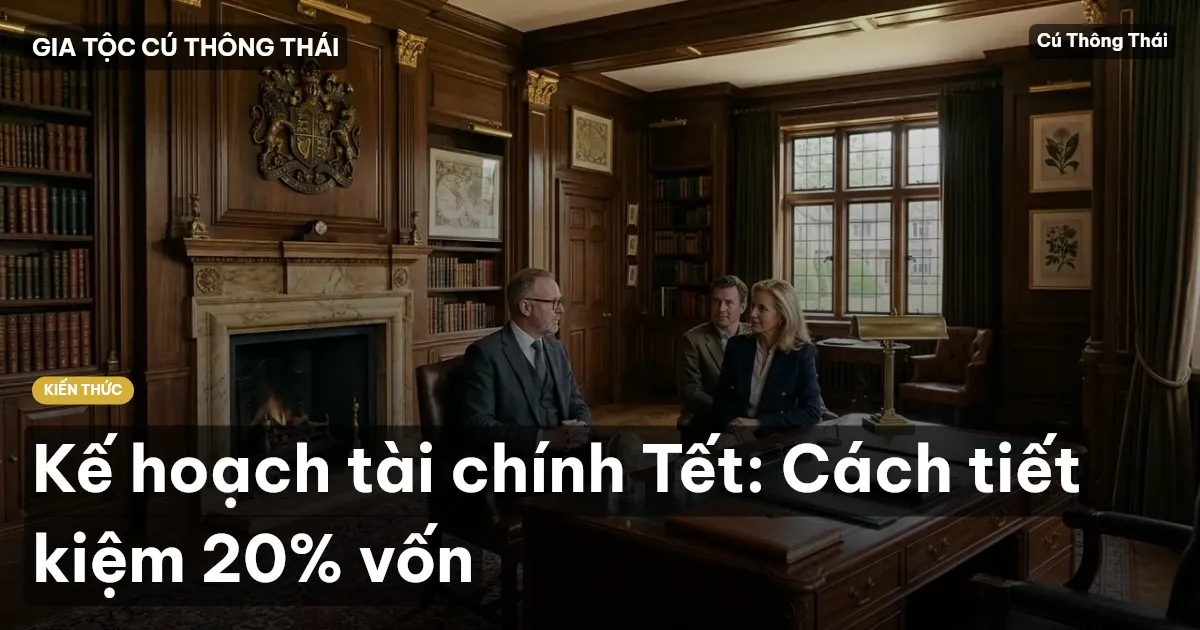 Kế hoạch tài chính Tết: Cách tiết kiệm 20% vốn