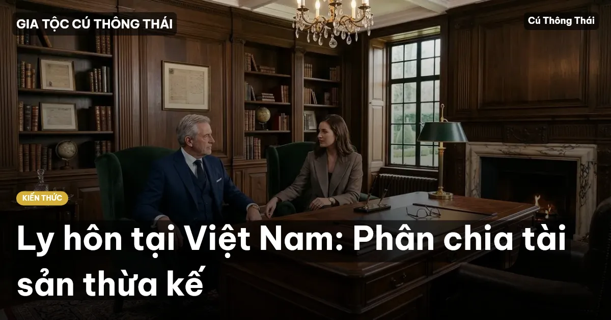 Ly hôn tại Việt Nam: Phân chia tài sản thừa kế