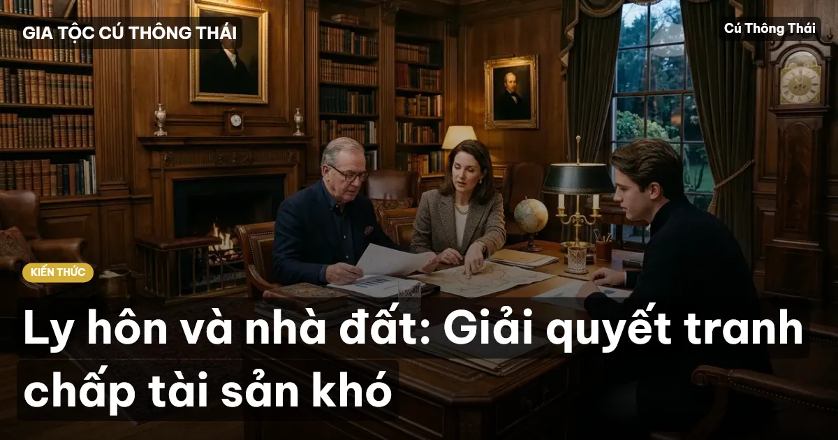 Ly hôn và nhà đất: Giải quyết tranh chấp tài sản khó