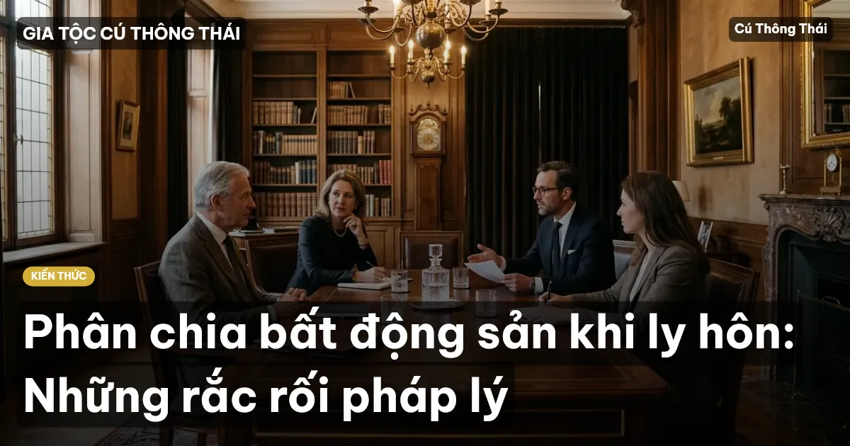 Phân chia bất động sản khi ly hôn: Những rắc rối pháp lý