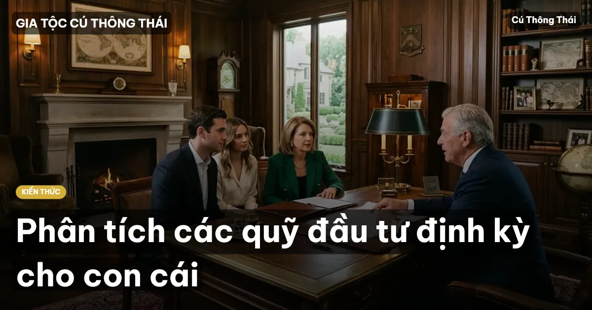 Phân tích các quỹ đầu tư định kỳ cho con cái