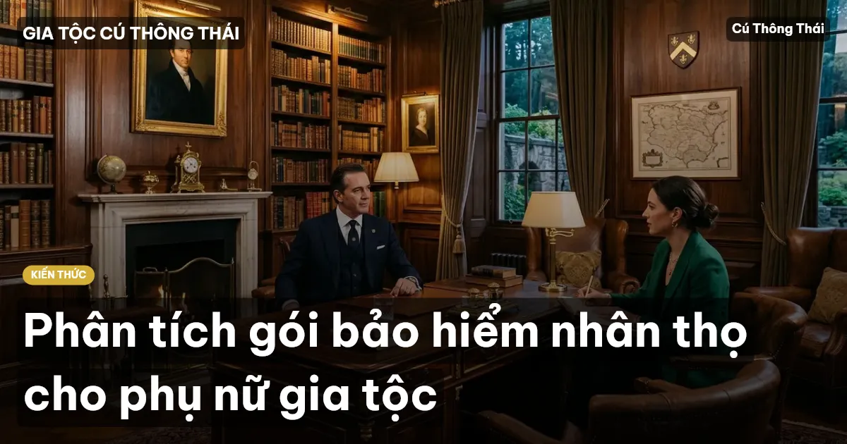 Phân tích gói bảo hiểm nhân thọ cho phụ nữ gia tộc