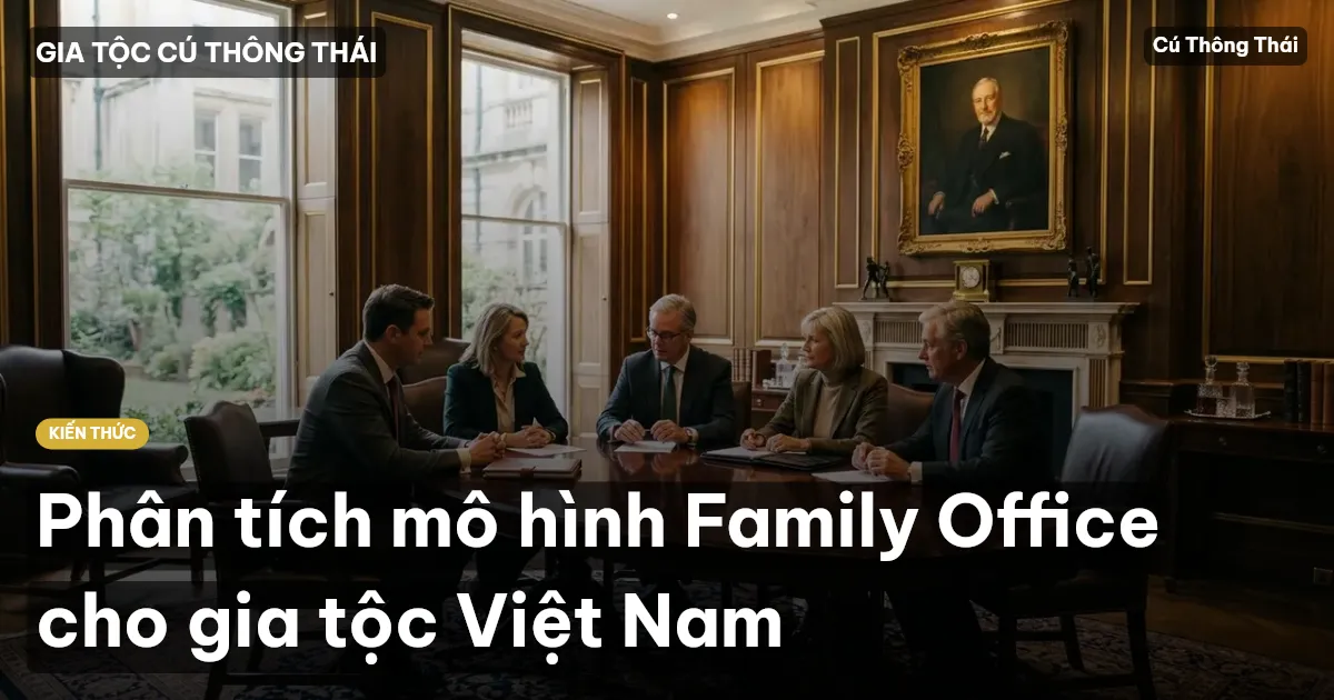 Phân tích mô hình Family Office cho gia tộc Việt Nam