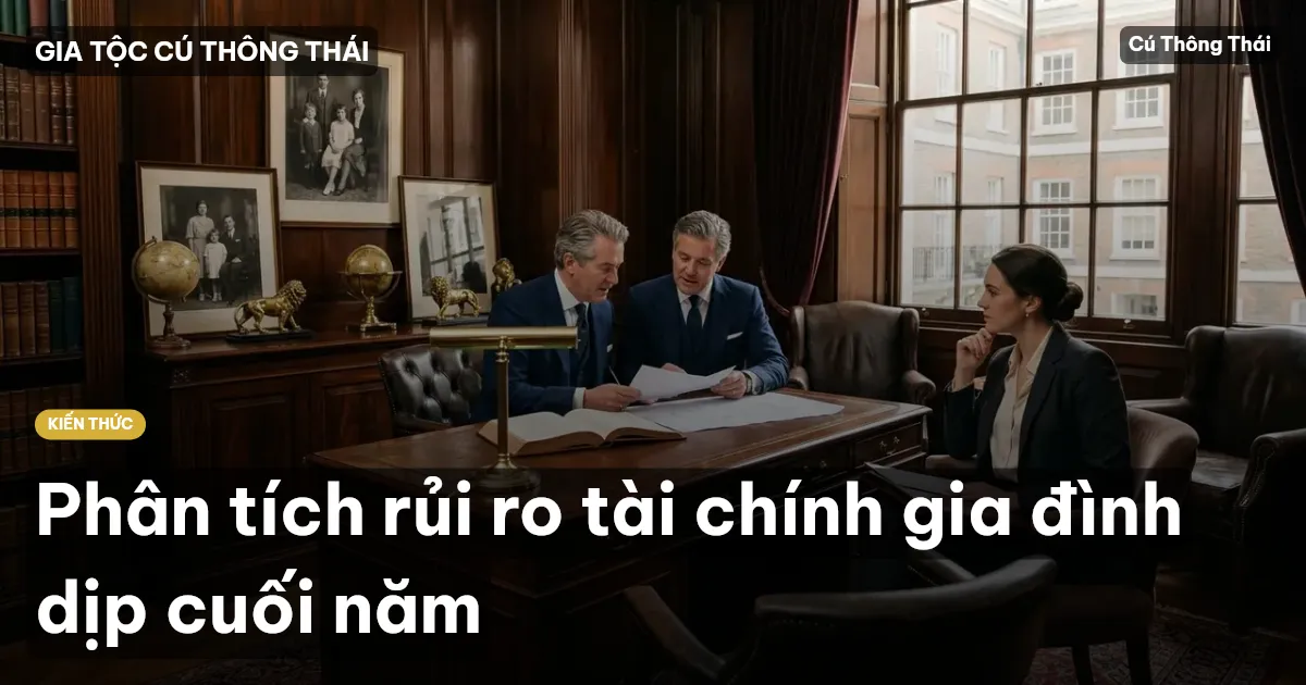Phân tích rủi ro tài chính gia đình dịp cuối năm
