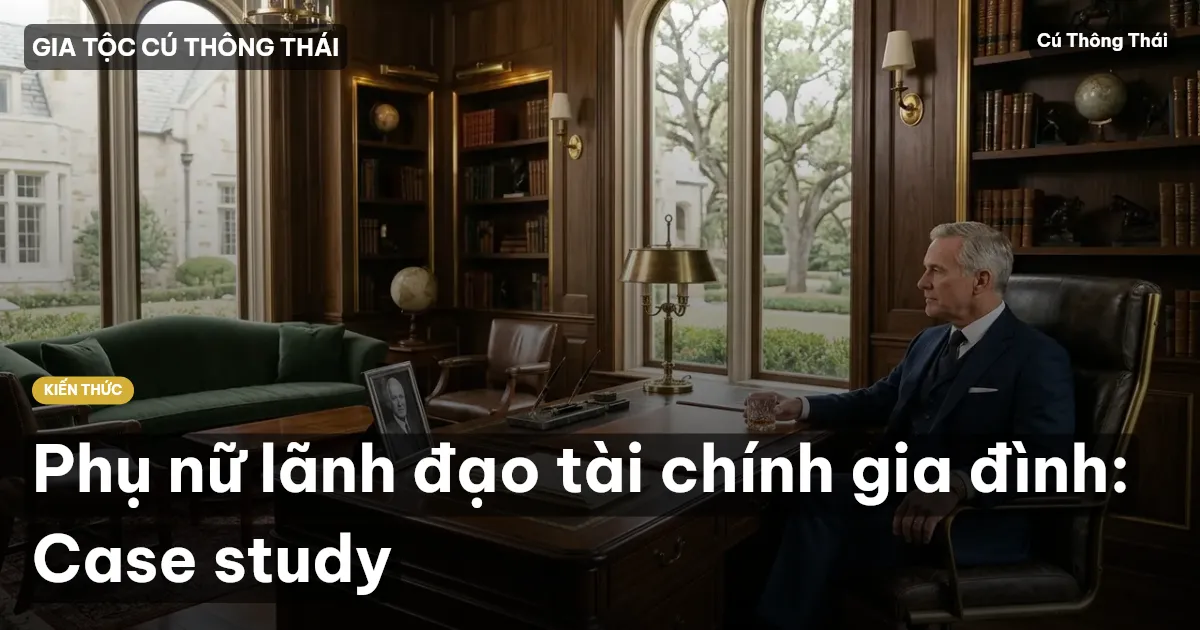 Phụ nữ lãnh đạo tài chính gia đình: Case study