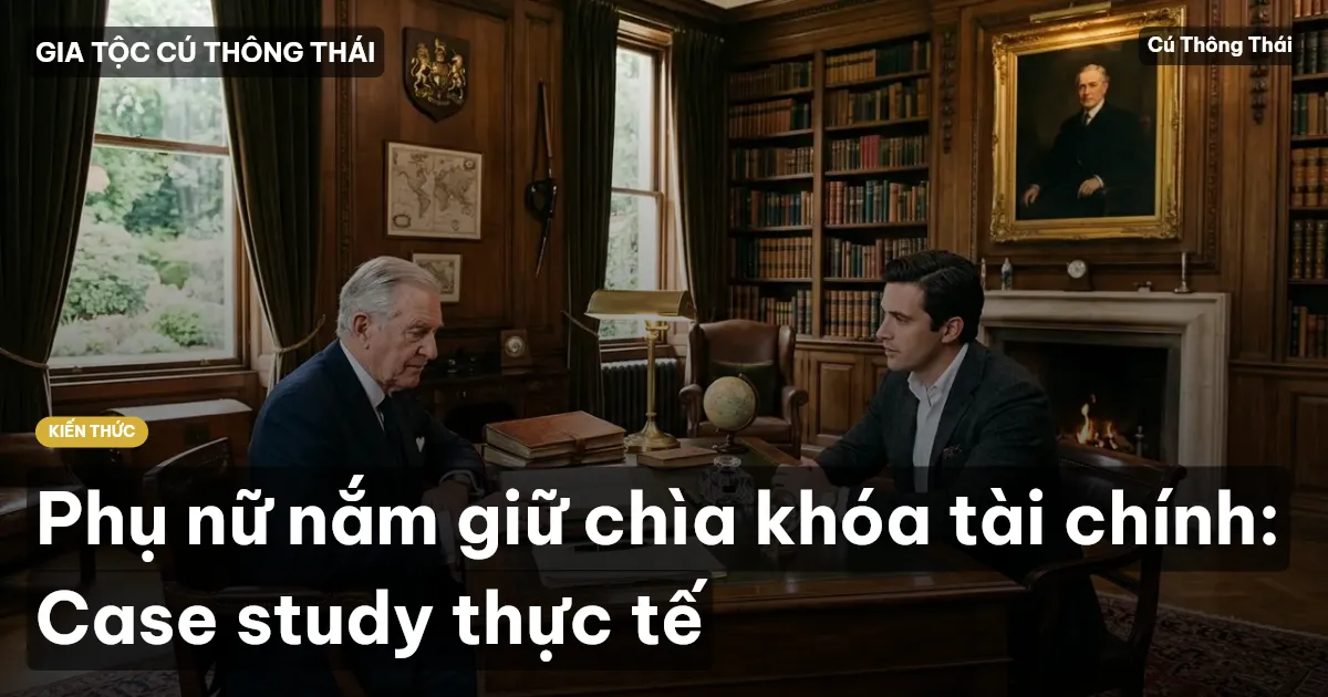 Phụ nữ nắm giữ chìa khóa tài chính: Case study thực tế