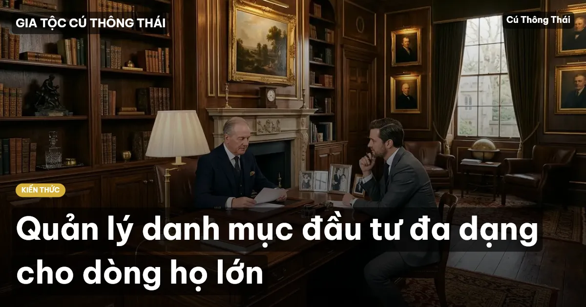 Quản lý danh mục đầu tư đa dạng cho dòng họ lớn