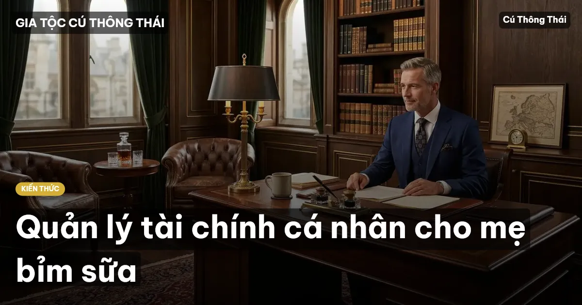 Quản lý tài chính cá nhân cho mẹ bỉm sữa