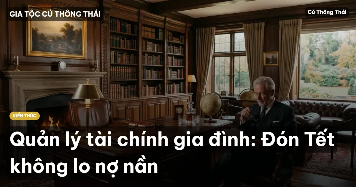 Quản lý tài chính gia đình: Đón Tết không lo nợ nần