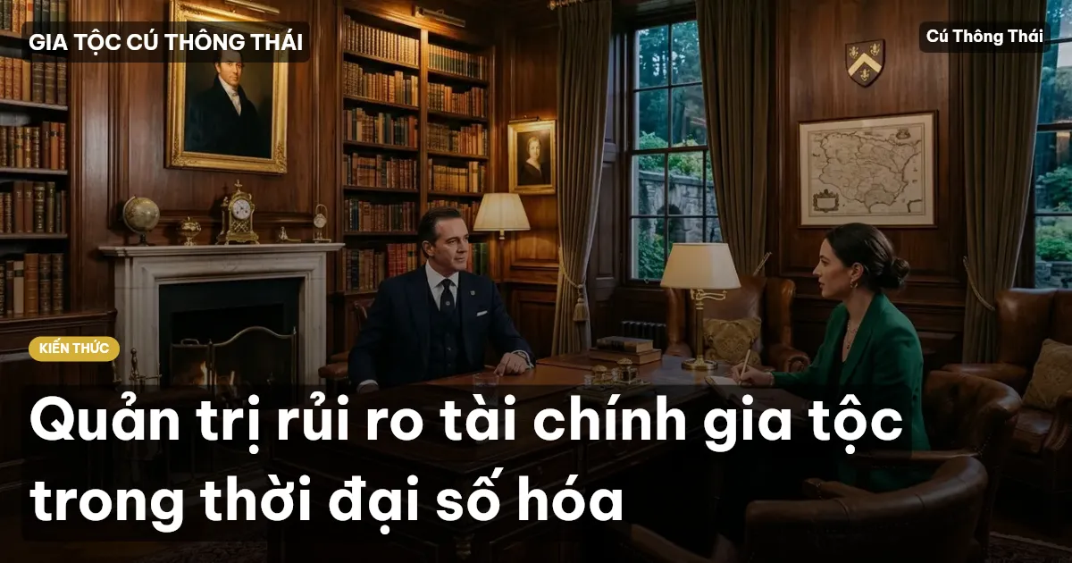 Quản trị rủi ro tài chính gia tộc trong thời đại số hóa