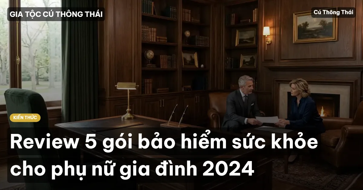 Review 5 gói bảo hiểm sức khỏe cho phụ nữ gia đình 2024