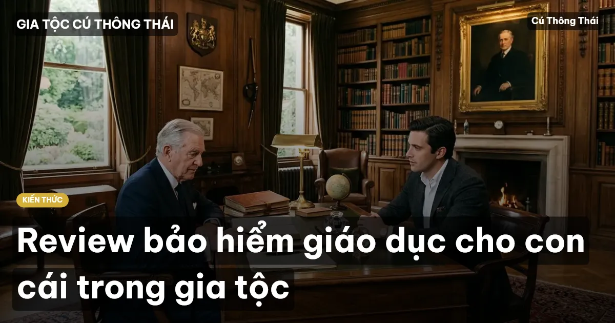 Review bảo hiểm giáo dục cho con cái trong gia tộc