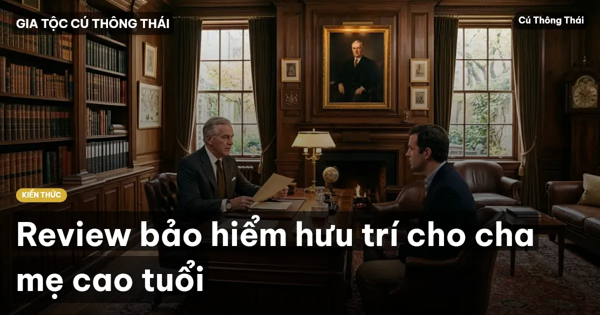Review bảo hiểm hưu trí cho cha mẹ cao tuổi