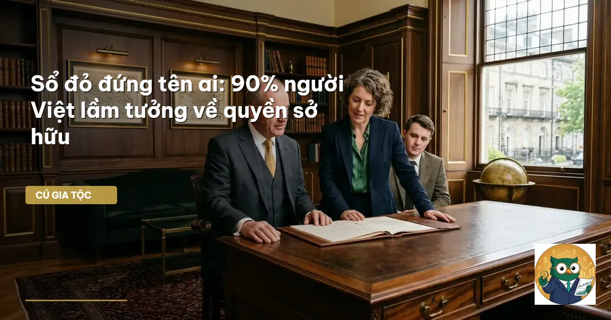 sổ đỏ đứng tên ai
