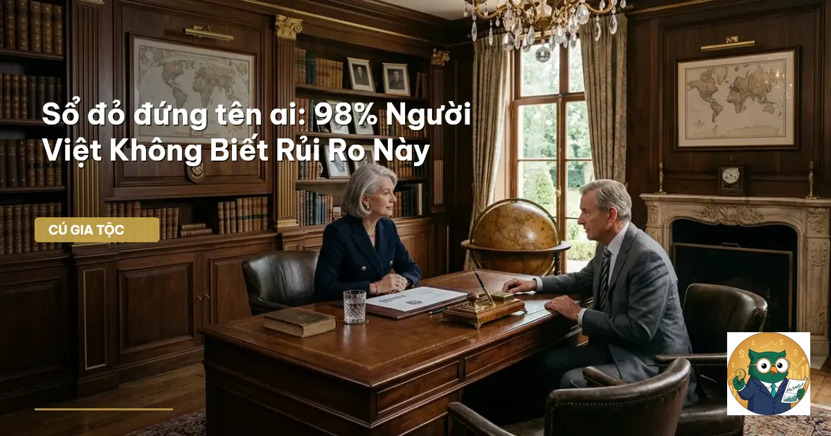 sổ đỏ đứng tên ai