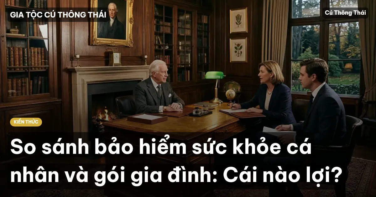So sánh bảo hiểm sức khỏe cá nhân và gói gia đình: Cái nào lợi?