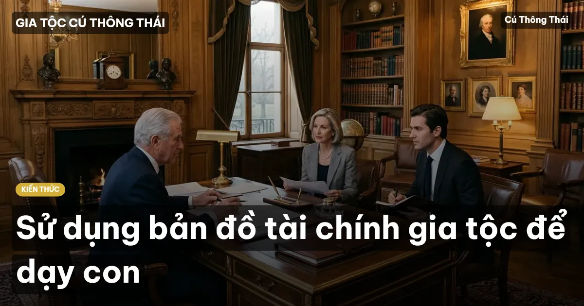 Sử dụng bản đồ tài chính gia tộc để dạy con