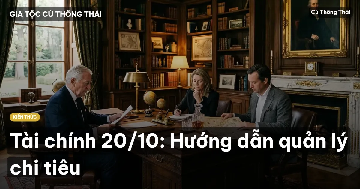 Tài chính 20/10: Hướng dẫn quản lý chi tiêu
