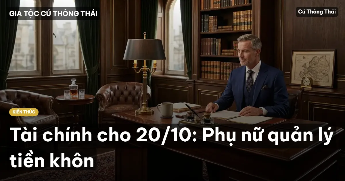 Tài chính cho 20/10: Phụ nữ quản lý tiền khôn