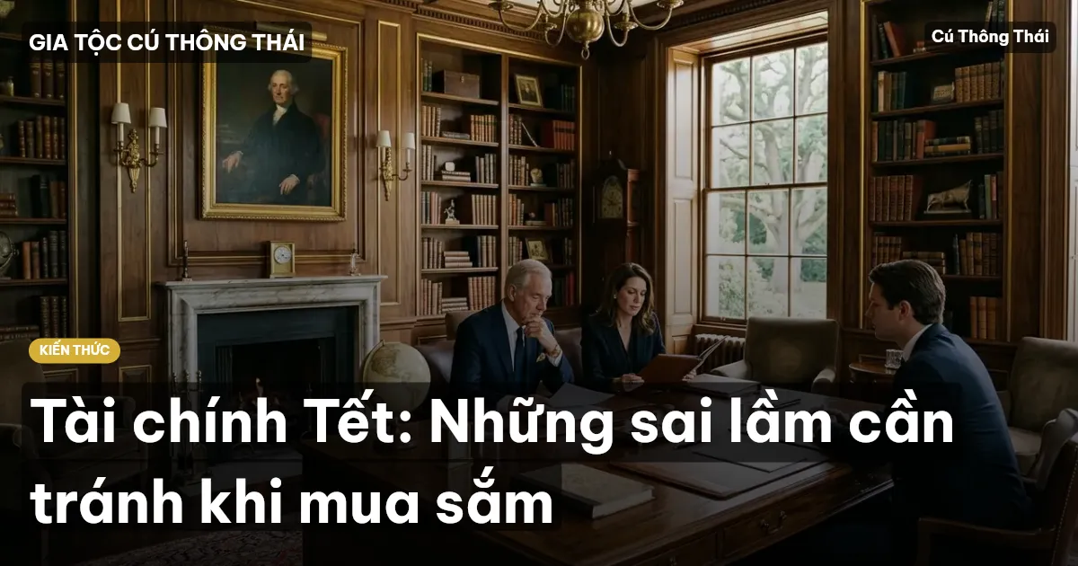 Tài chính Tết: Những sai lầm cần tránh khi mua sắm