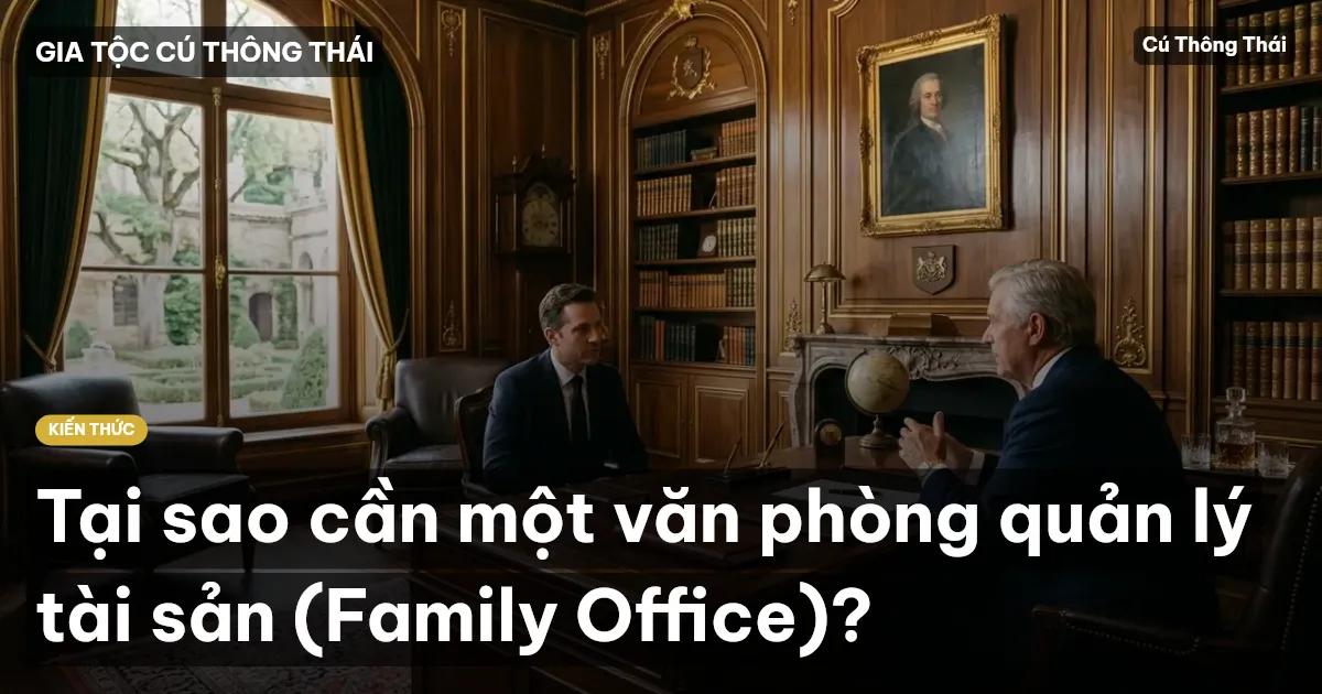 Tại sao cần một văn phòng quản lý tài sản (Family Office)?