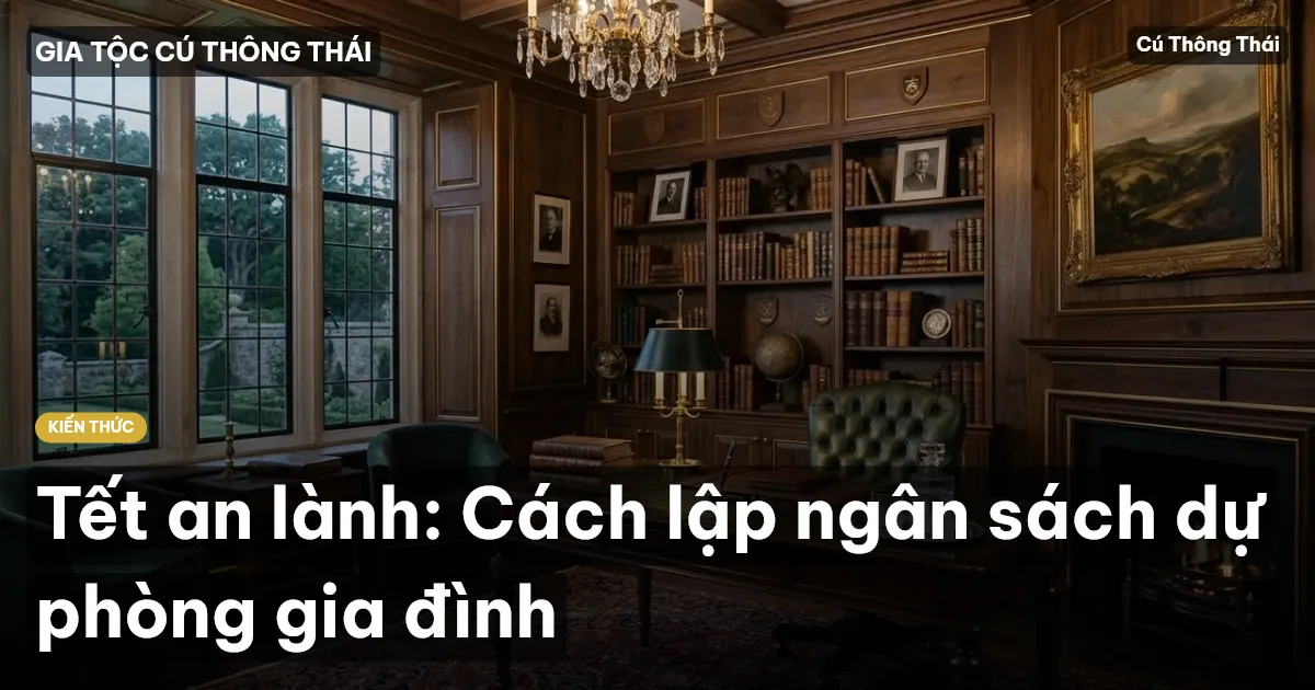 Tết an lành: Cách lập ngân sách dự phòng gia đình