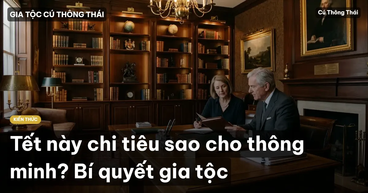 Tết này chi tiêu sao cho thông minh? Bí quyết gia tộc