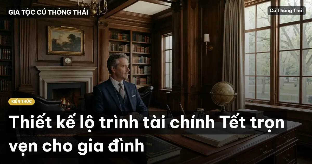 Thiết kế lộ trình tài chính Tết trọn vẹn cho gia đình