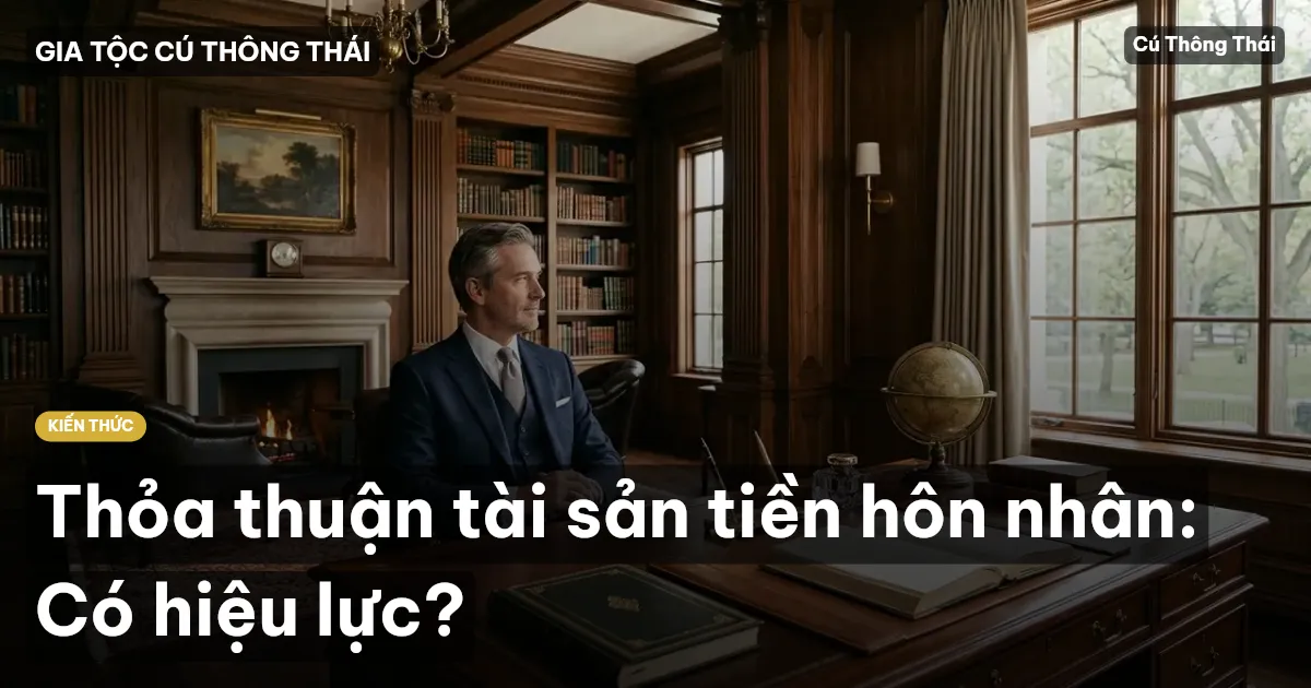 Thỏa thuận tài sản tiền hôn nhân: Có hiệu lực?