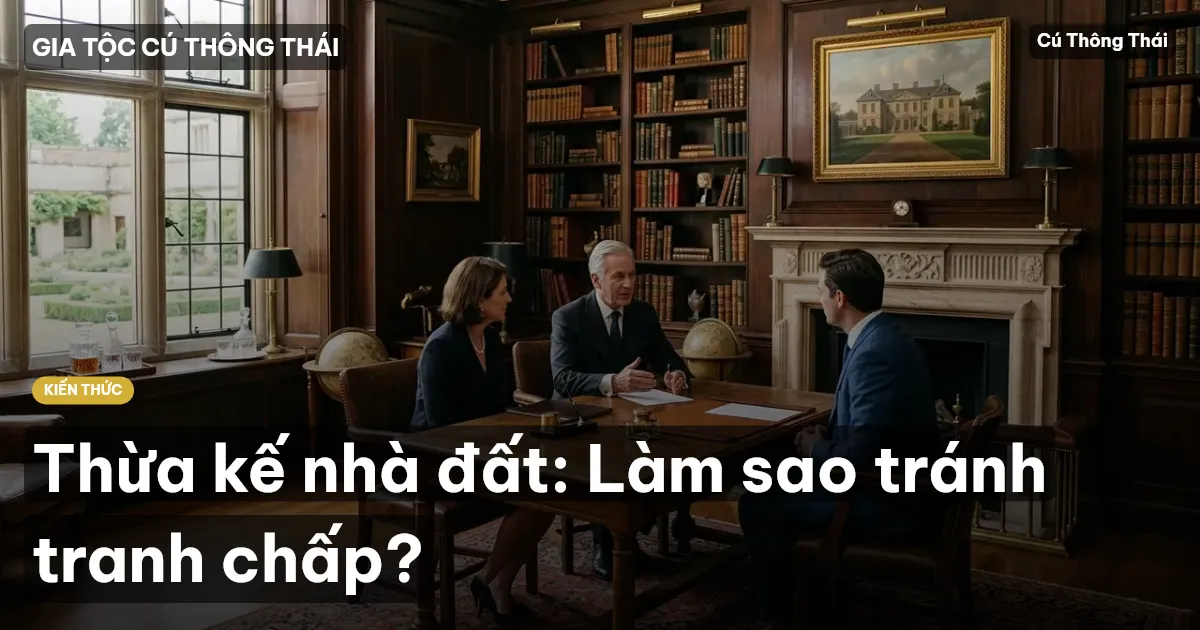 Thừa kế nhà đất: Làm sao tránh tranh chấp?