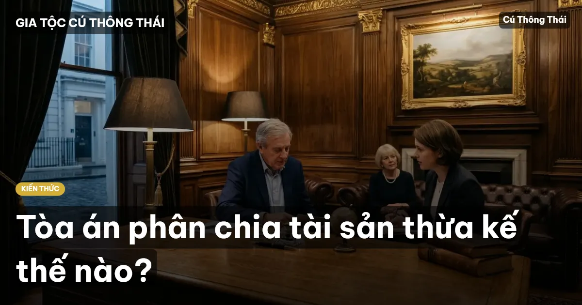 Tòa án phân chia tài sản thừa kế thế nào?