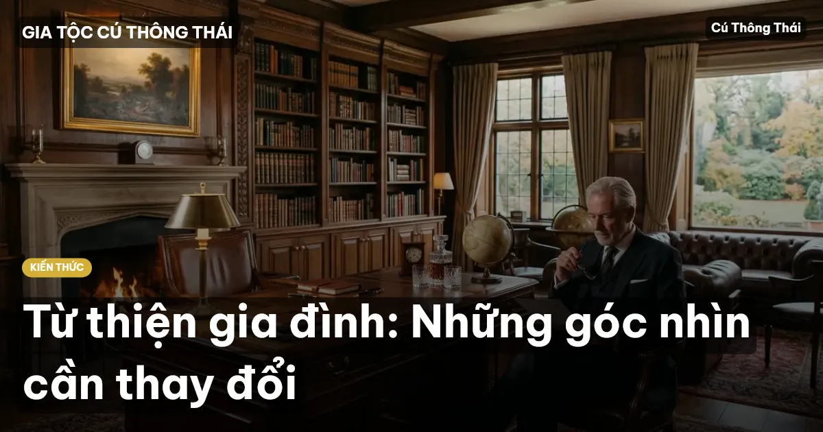 Từ thiện gia đình: Những góc nhìn cần thay đổi