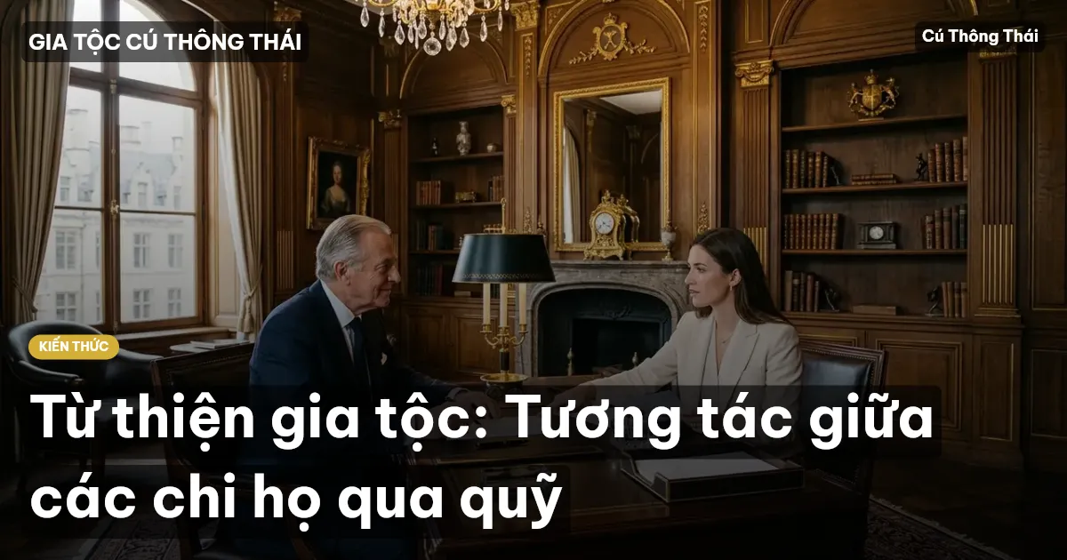 Từ thiện gia tộc: Tương tác giữa các chi họ qua quỹ