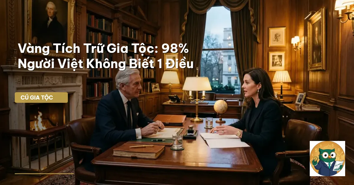 vàng tích trữ