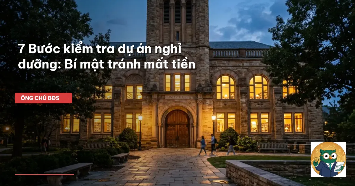 kiểm tra dự án nghỉ dưỡng