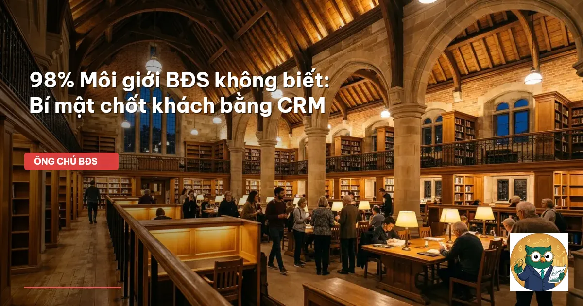 CRM môi giới BĐS