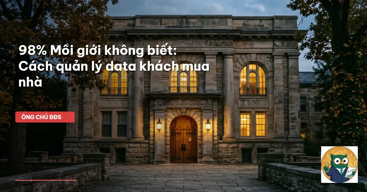 quản lý data môi giới