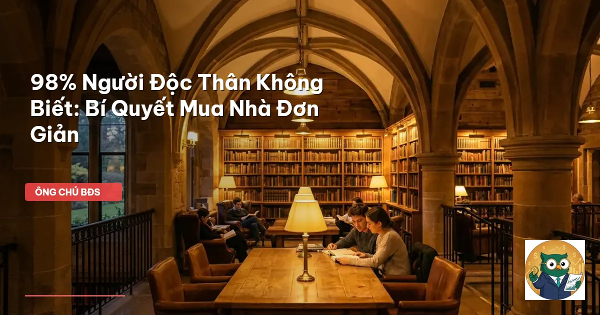mua nhà cho người độc thân