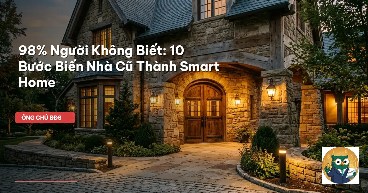 biến nhà cũ thành smart home