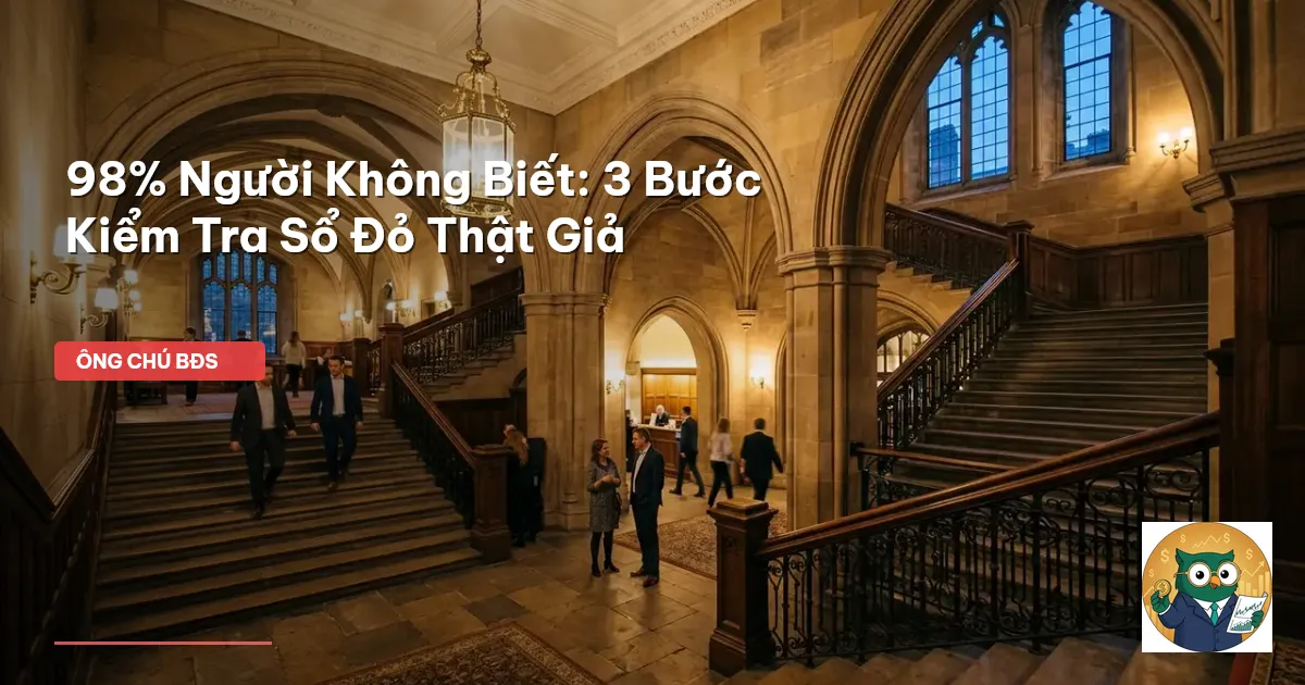 kiểm tra sổ đỏ