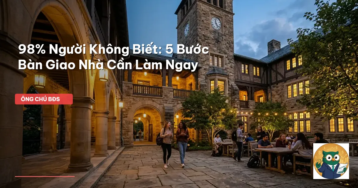 bàn giao nhà