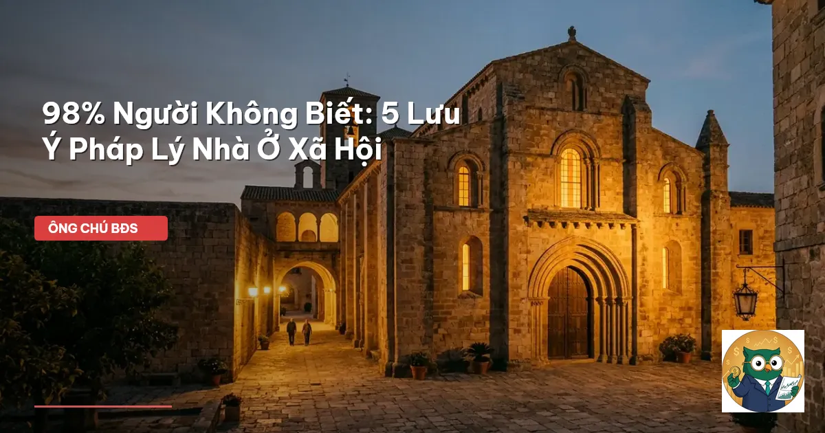 pháp lý nhà ở xã hội