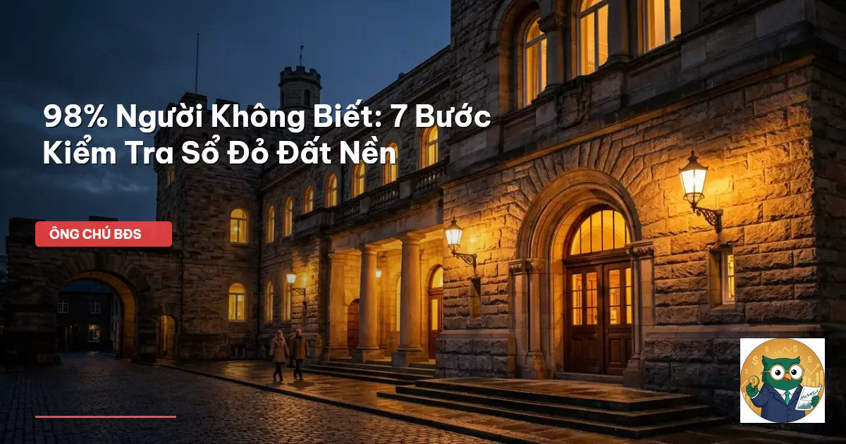 kiểm tra sổ đỏ