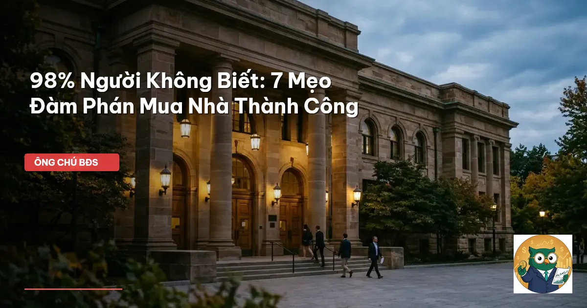 đàm phán mua nhà